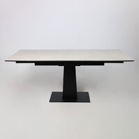 Lepremo AV 2119 МДФ+керамика раздвижной 1200-1800x800 (серый матовый Carmen Light Grey/черный) Image #7