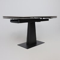 Lepremo AV 2119 МДФ+керамика раздвижной 1200-1800x800 (серый матовый Carmen Light Grey/черный) Image #4