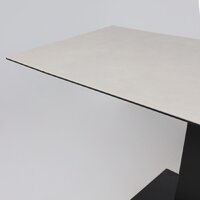 Lepremo AV 2119 МДФ+керамика раздвижной 1200-1800x800 (серый матовый Carmen Light Grey/черный) Image #14