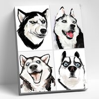 Молли Мемчики. Хаски-шутник 40x50 HR0675 Image #2