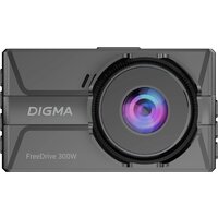 Видеорегистратор для авто Digma FreeDrive 300DW FD300DW (черный) - Превью изображения №2 — Интернет-Магазин TECNO.BY