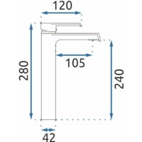 Смеситель Rea Hass Chrome B6207 - Превью изображения №6 — Интернет-Магазин TECNO.BY