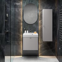 Lauter Шкаф-полупенал Навесной Melisa (кашемир п/мат) Image #3