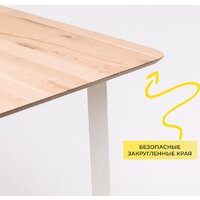 ОКА Майон 120x80x74 (дуб натуральный/белый) Image #4