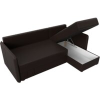 Лига диванов Слим правый (экокожа коричневый) Image #9