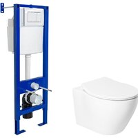 Saniteco KW-99046 + Berges АТОМ 410 040333 (с кнопкой)