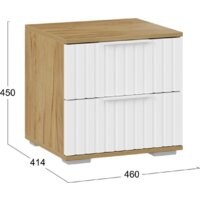 Трия Хилтон (дуб крафт золотой/белый матовый) Image #5