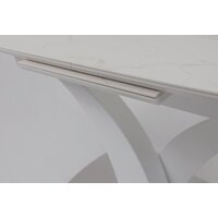 Аврора Нотр Дам Moderne 1400/1800x850 (камень белый Calacata vagli/белый муар) Image #8