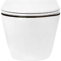 Унитаз подвесной Roxen Antares Black в комплекте с инсталляцией StounFix Dual Fresh 6 в 1 964862 (кнопка: оружейная сталь) - Превью изображения №6 — Интернет-Магазин TECNO.BY