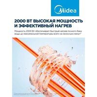 Накопительный электрический водонагреватель над мойкой Midea MWH15-20SMA-Smart - Превью изображения №3 — Интернет-Магазин TECNO.BY