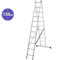 Новая высота NV 122 алюминиевая двухсекционная 2x11 ступеней