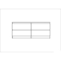 Mio Tesoro Кастор 4 ящика 2.03.03.100.1 (белый) Image #4