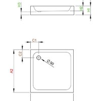 Radaway Siros C Compact 90x90 [SBC9917-2] Image #2