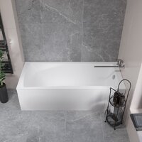 Lauter Aurora 180x80 21010080 (с каркасом и сифоном 21Y11021 матовый черный) Image #9
