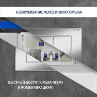Lauter Square 214903 с кнопкой 219701J (прямоугольная, хром) Image #23