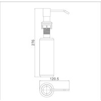 БелЭворс Rio + смеситель W4998-4 + дозатор L405-1 (серый/сатин) Image #11