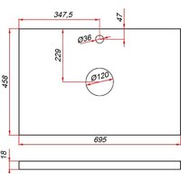 ЗОВ Тумба под умывальник Дион 70 D70LWP0M9003MKV5-LDSPG (антрацит/белый матовый) Image #15