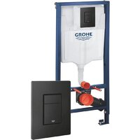 Унитаз подвесной Lauter Magdeburg 21103EC + GROHE Solido 38811KF0 (черный матовый) - Превью изображения №13 — Интернет-Магазин TECNO.BY