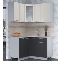 Интерлиния Мила 12x13 (персидский жемчуг-антрацит-травертин серый) Image #2