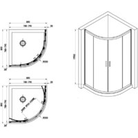 Adema Гласс Лайн 80 (прозрачное стекло) Image #3