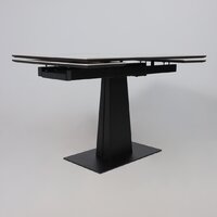 Lepremo AV 2119 МДФ+керамика раздвижной 1200-1800x800 (белый глянцевый Pandora/черный) Image #4