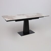 Lepremo AV 2119 МДФ+керамика раздвижной 1200-1800x800 (белый глянцевый Pandora/черный) Image #8