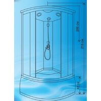 Водный мир ВМ-8811Е 100x100 (тонированное стекло) Image #2