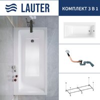 Lauter Seraphina 170x80 2112170R (с каркасом и сифоном 21Y11030 хром)