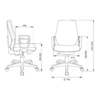 Бюрократ CH-W545 (красный) Image #7