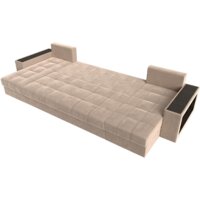 Лига диванов Дубай полки справа (велюр бежевый) Image #7