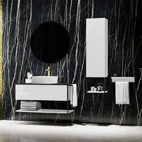 Lauter Шкаф-полупенал Навесной Lea (белый глянец) Image #4