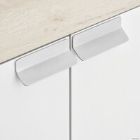 Акватон Тумба под умывальник Флай 80 1A237401FAX10 (дуб белый/дуб крафт) Image #4