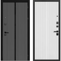 Guard 86x205 правая (графит лакобель/белый матовый)