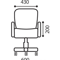 Brabix Prestige Ergo MG-311 (ткань, черный) Image #7