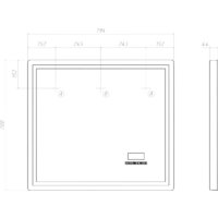 Vigo Зеркало Geometry Media voice 800 Image #14
