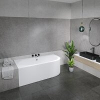 Lauter Bliss 160 L 21201061L (с ножками/серый подголовн/белый лицевой экран) Image #11