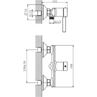 Смеситель Lauter Art 21CK9680C с лейкой Living Daisy 21S10167 - Превью изображения №17 — Интернет-Магазин TECNO.BY