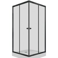 Triton Вента-Блэк 80x80 (черный, с поддоном)