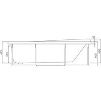 AM.PM W80A-170-070W-A 170x70 (с каркасом и экраном) Image #2