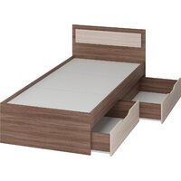 Кровать Тащи в дом Гармония КР608 90х200 (ясень-шимо/светлый/темный) - Превью изображения №2 — Интернет-Магазин TECNO.BY