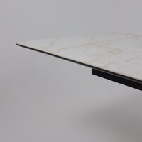 Lepremo AV 2119 МДФ+керамика раздвижной 1200-1800x800 (белый глянцевый Carla Larkin/черный) Image #14