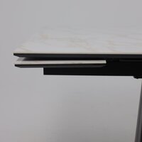 Lepremo AV 2119 МДФ+керамика раздвижной 1200-1800x800 (белый глянцевый Carla Larkin/черный) Image #12