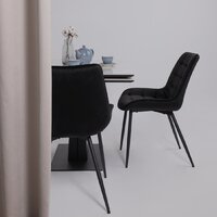 Lepremo AV 2119 МДФ+керамика раздвижной 1200-1800x800 (белый глянцевый Carla Larkin/черный) Image #18