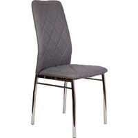 AksHome Adele (серая ткань Seattle 005/хром)