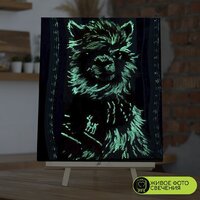 Молли Лама в шарфе 40x50 FHR0592 Image #6