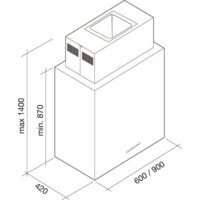 Falmec Design Laguna Isola Pannellabile 800 (60) Image #4