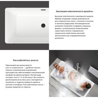Wellsee FR.Euphoria 166x77,5 230101001 (отдельностоящая ванна белый глянец, экран, ножки матовый черный) Image #5