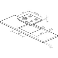 Варочная панель LEX GVG 644 T BL - Превью изображения №4 — Интернет-Магазин TECNO.BY