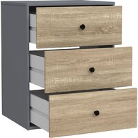 Mio Tesoro Мини 3 ящика 2.07.03.060.13 (серый/сонома) Image #3