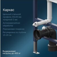 Унитаз подвесной Lauter Magdeburg 21103EC + I012709 + I090251 (черный матовый с кнопкой смыва хром глянцевый) - Превью изображения №8 — Интернет-Магазин TECNO.BY